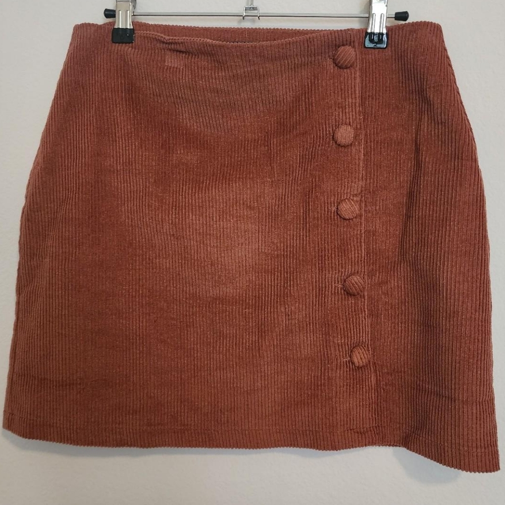 Lulus velvet mini skirt